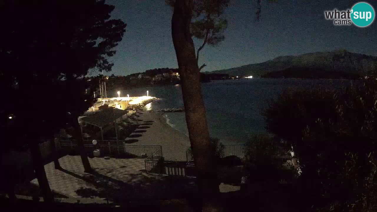 Spletna kamera Lumbarda – Plaža Prvi Žal – Korčula