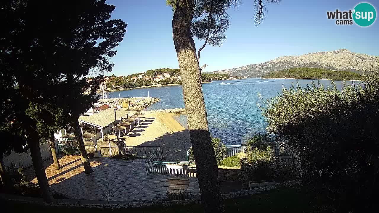 Web kamera Lumbarda – Plaža Prvi Žal – Korčula