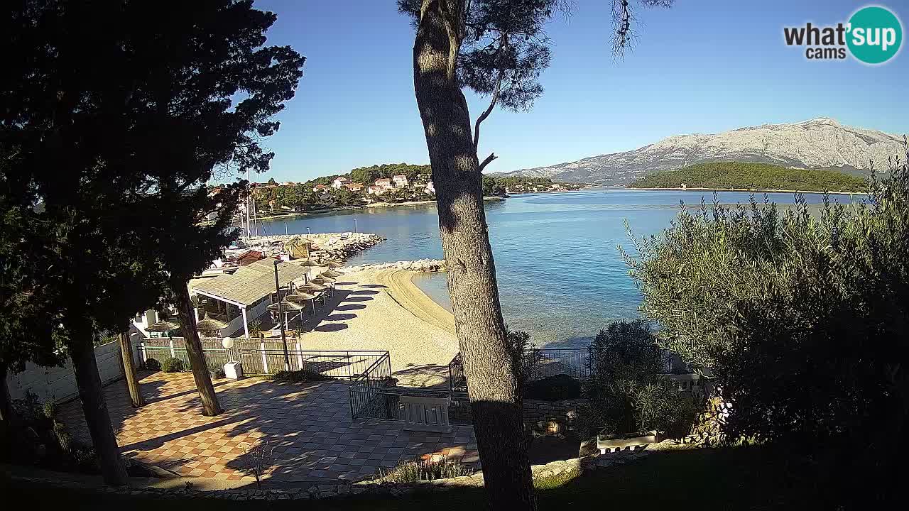 Webcam Lumbarda – Prvi Žal beach – Korčula