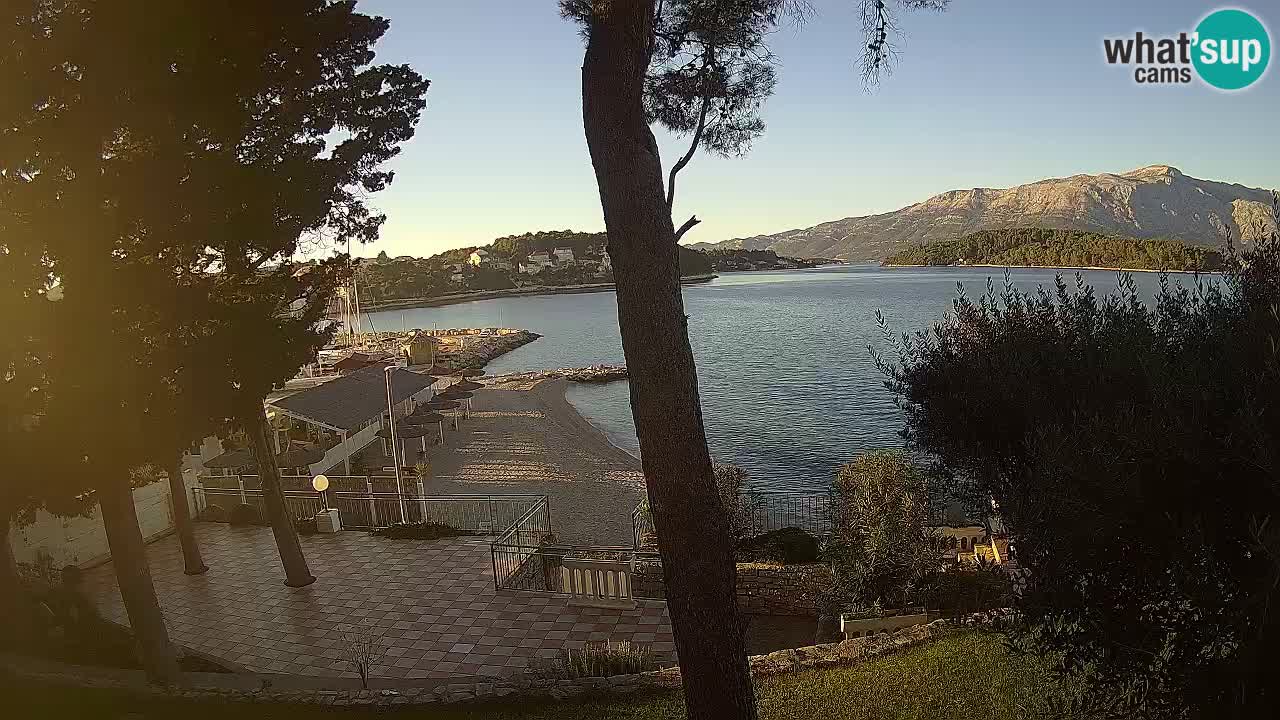 Webcam Lumbarda – Prvi Žal beach – Korčula