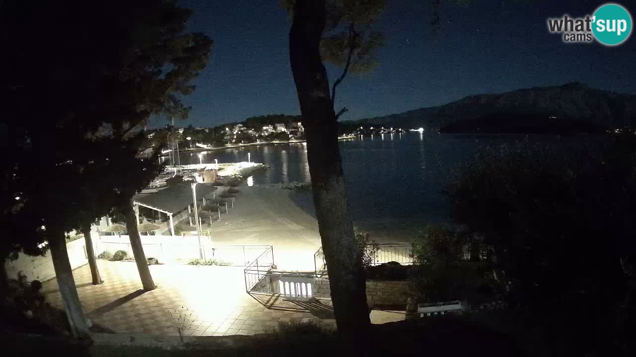 Webcam live Lumbarda – Plage Prvi Žal – Korčula