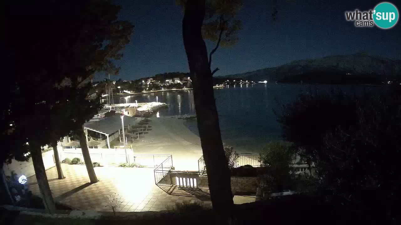 Webcam Lumbarda – Prvi Žal beach – Korčula