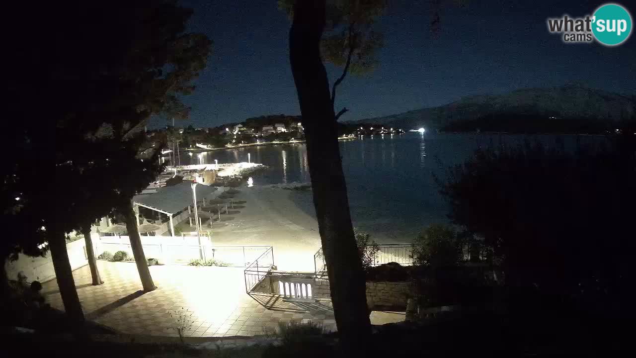 Camera en vivo Lumbarda – Playa Prvi Žal – Korčula