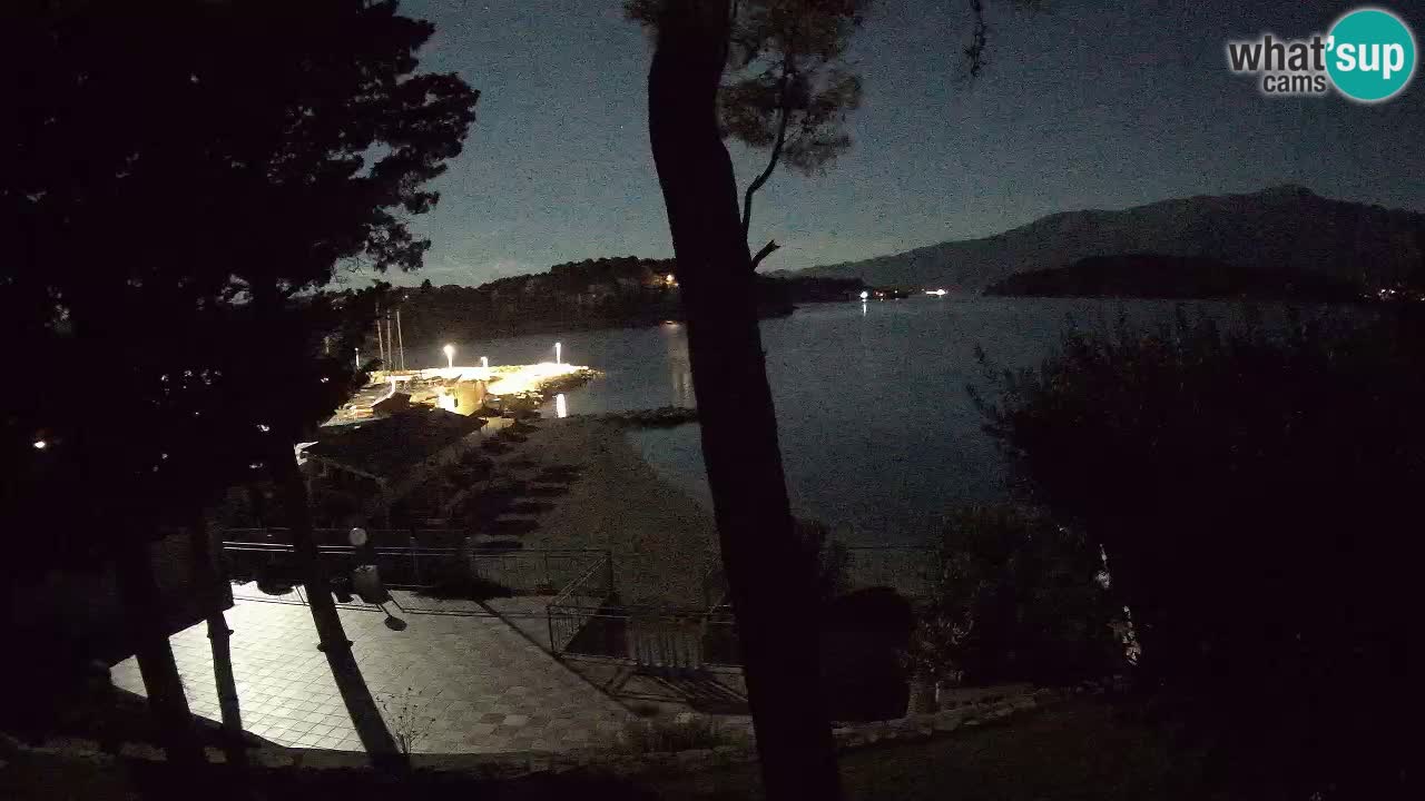 Web kamera Lumbarda – Plaža Prvi Žal – Korčula
