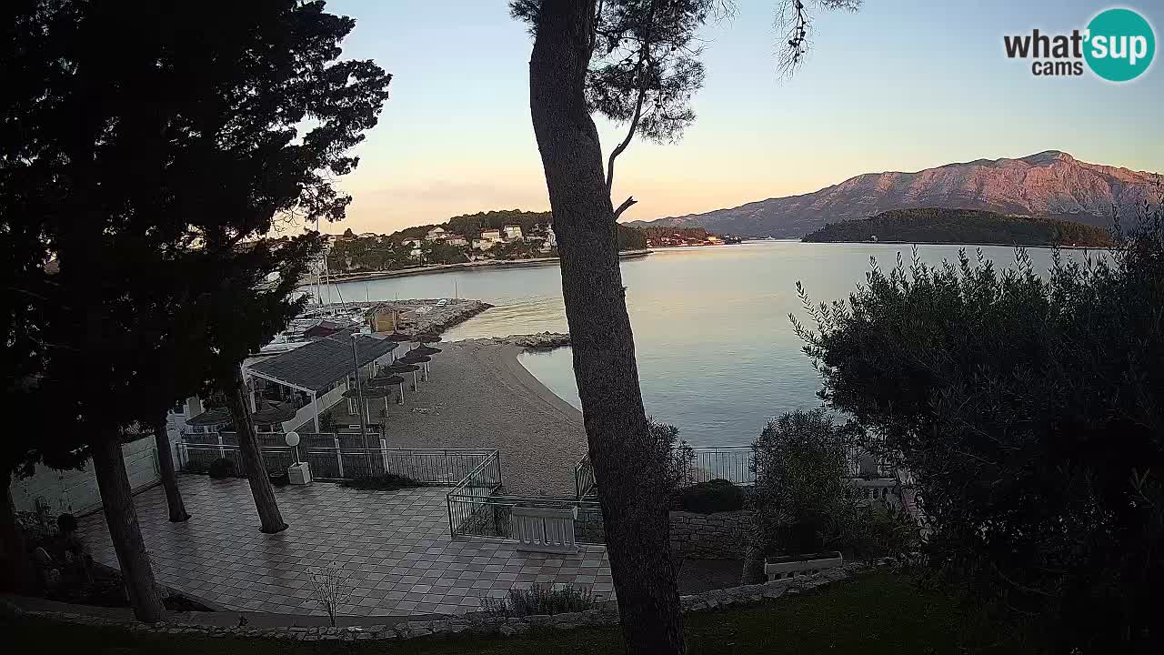 Livecam Lumbarda – Spiaggia Prvi Žal – Korčula