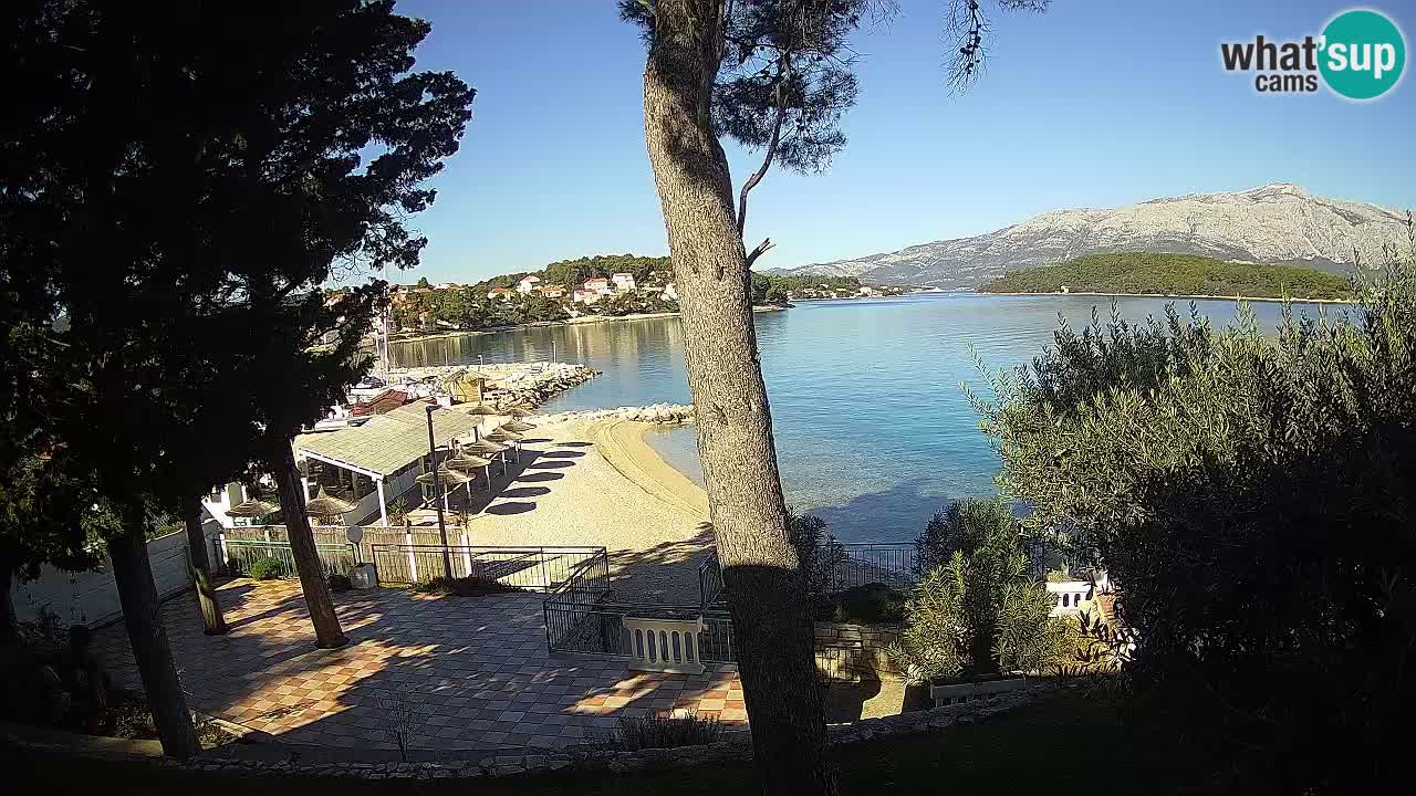 Webcam live Lumbarda – Plage Prvi Žal – Korčula