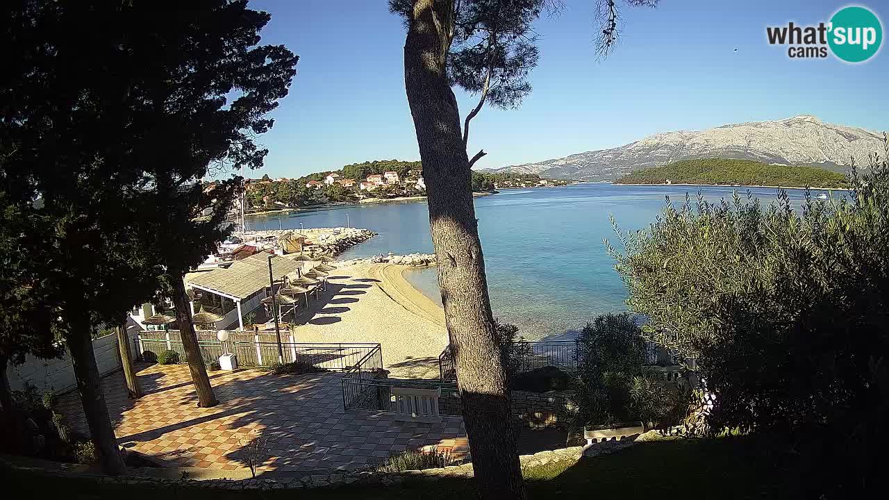 Livecam Lumbarda – Spiaggia Prvi Žal – Korčula