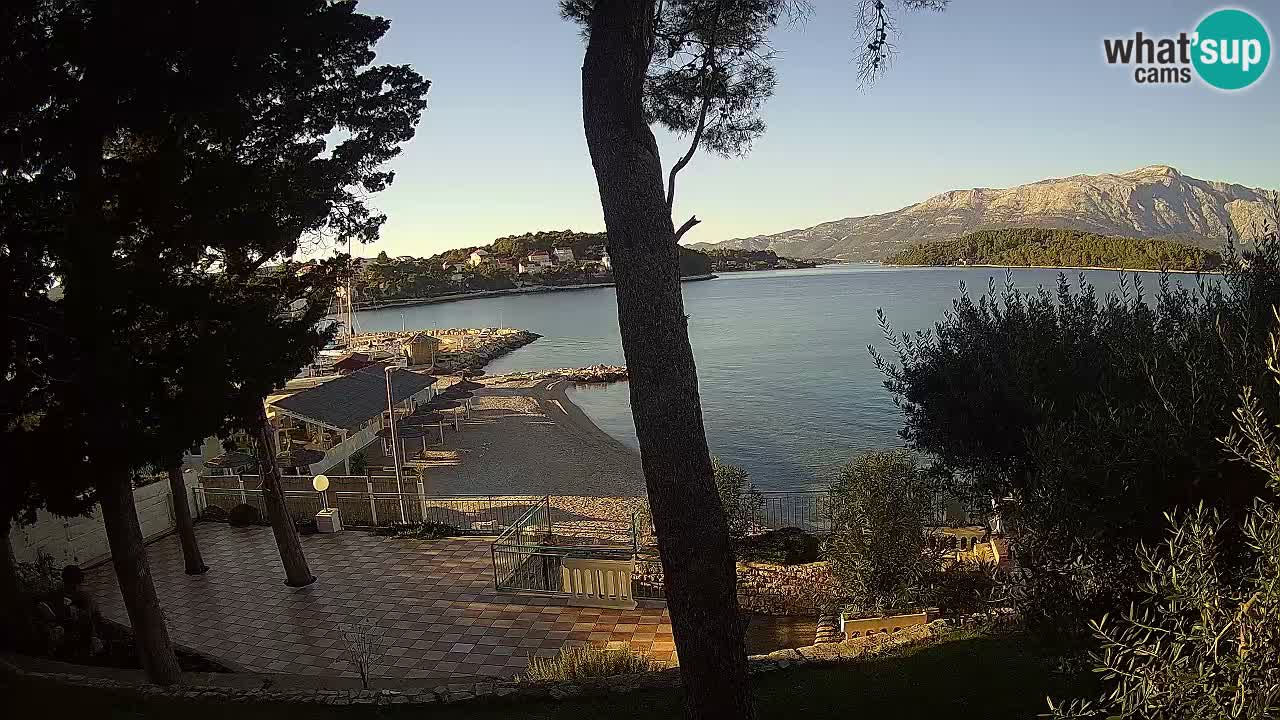 Webcam Lumbarda – Prvi Žal beach – Korčula