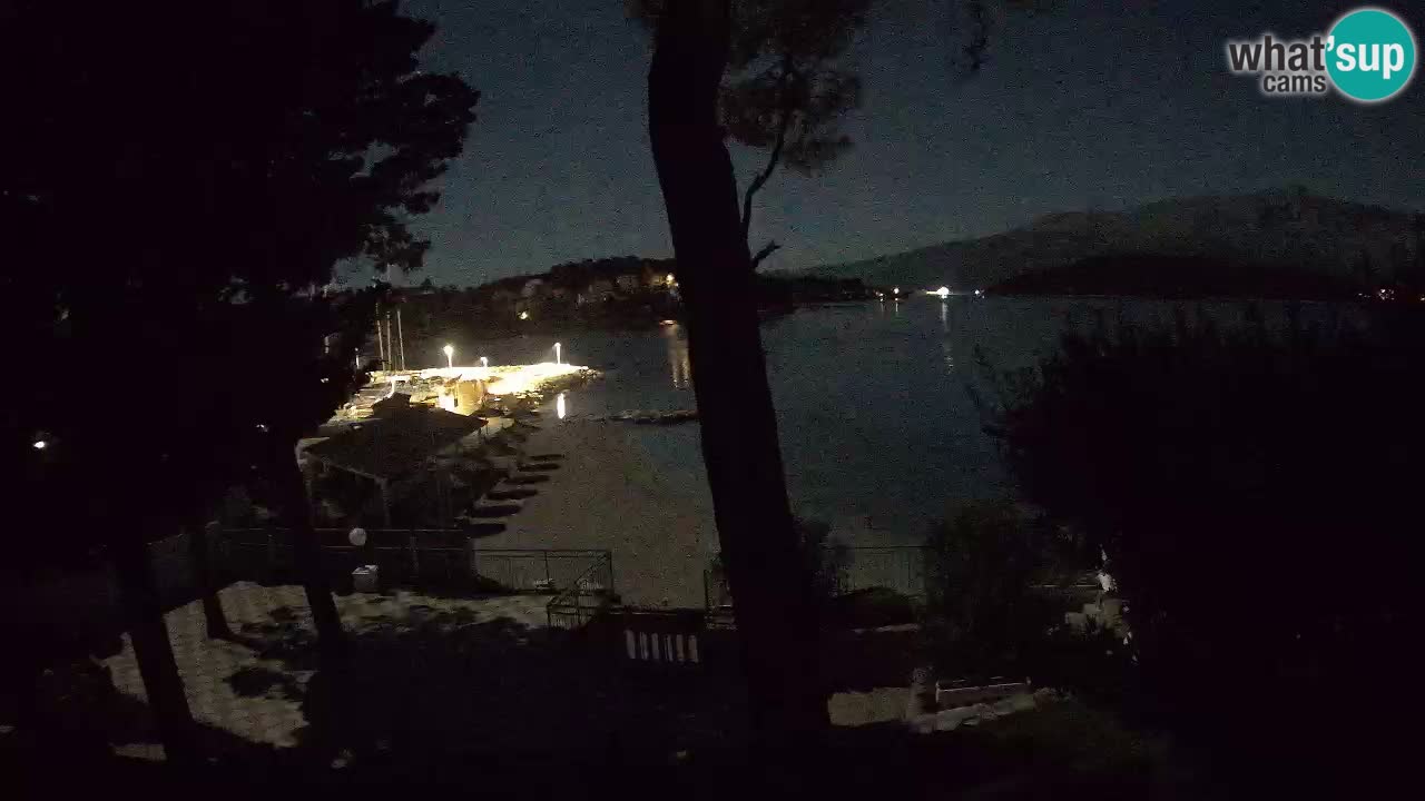 Webcam live Lumbarda – Plage Prvi Žal – Korčula