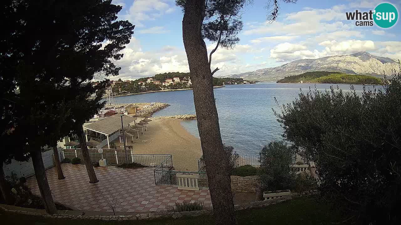 Webcam Lumbarda – Prvi Žal beach – Korčula