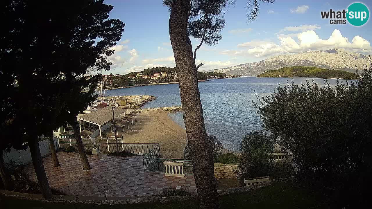 Camera en vivo Lumbarda – Playa Prvi Žal – Korčula