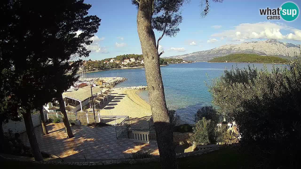 Web kamera Lumbarda – Plaža Prvi Žal – Korčula