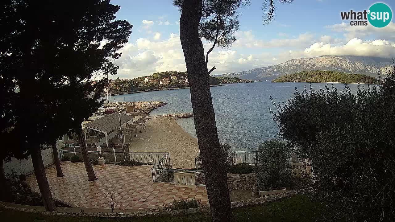 Camera en vivo Lumbarda – Playa Prvi Žal – Korčula