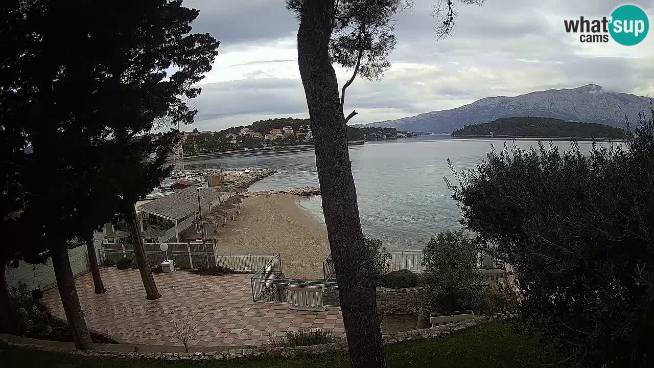 Web kamera Lumbarda – Plaža Prvi Žal – Korčula