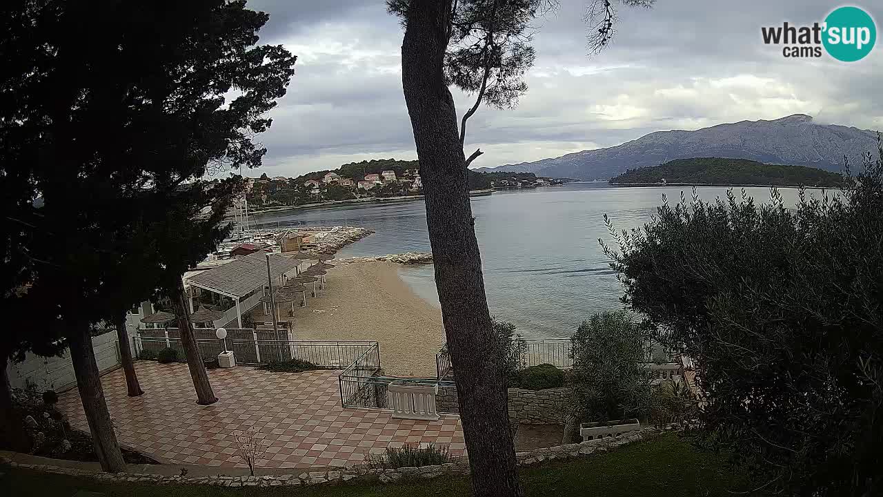 Web kamera Lumbarda – Plaža Prvi Žal – Korčula