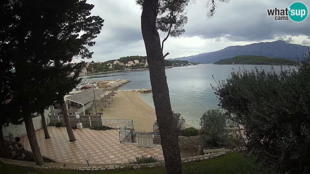 Camera en vivo Lumbarda – Playa Prvi Žal – Korčula