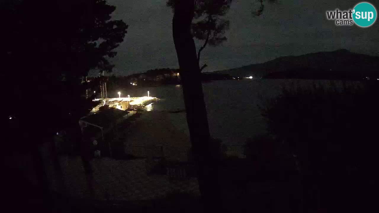 Spletna kamera Lumbarda – Plaža Prvi Žal – Korčula