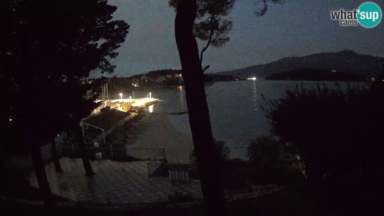 Spletna kamera Lumbarda – Plaža Prvi Žal – Korčula