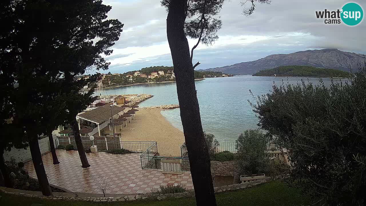 Camera en vivo Lumbarda – Playa Prvi Žal – Korčula