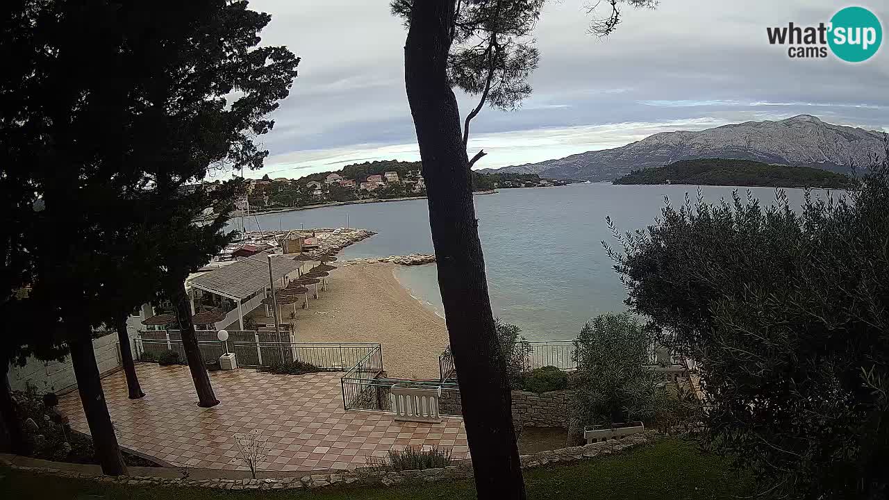 Webcam Lumbarda – Prvi Žal beach – Korčula