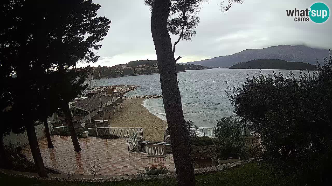 Webcam Lumbarda – Prvi Žal beach – Korčula