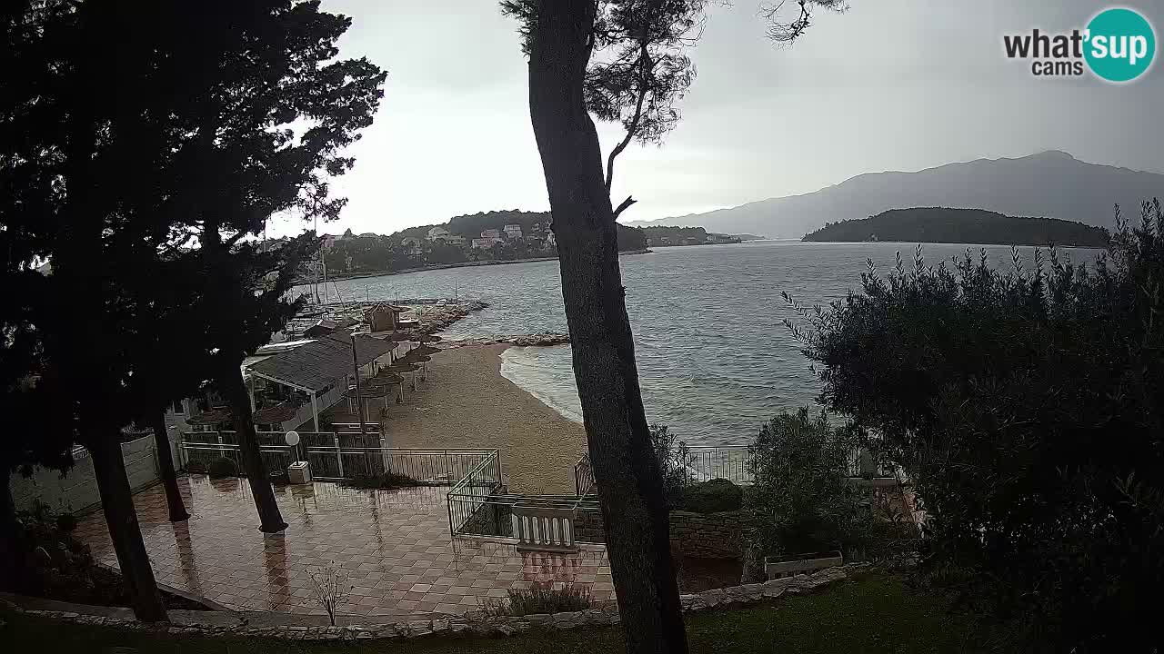 Webcam live Lumbarda – Plage Prvi Žal – Korčula