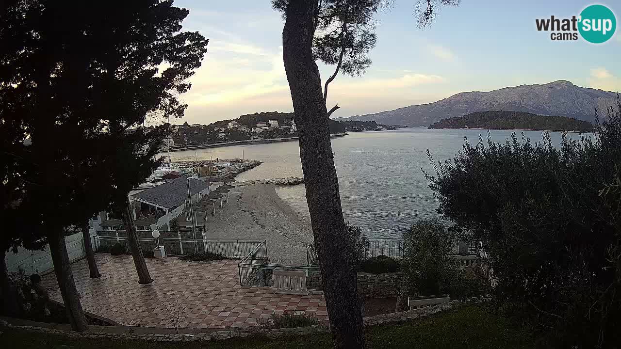 Webcam Lumbarda – Prvi Žal beach – Korčula