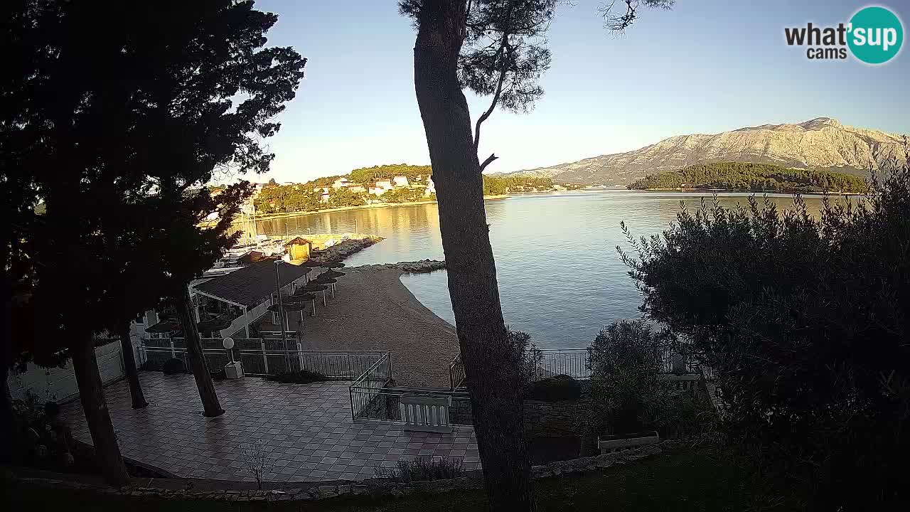 Camera en vivo Lumbarda – Playa Prvi Žal – Korčula