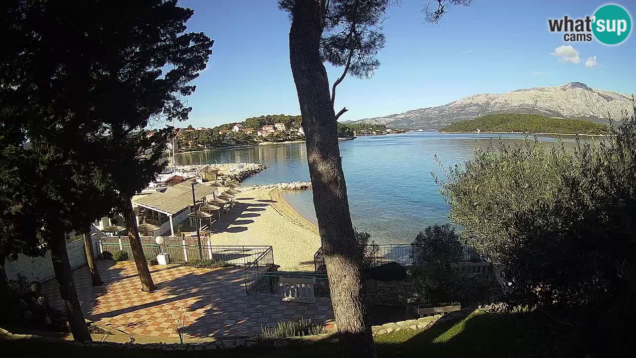 Livecam Lumbarda – Spiaggia Prvi Žal – Korčula