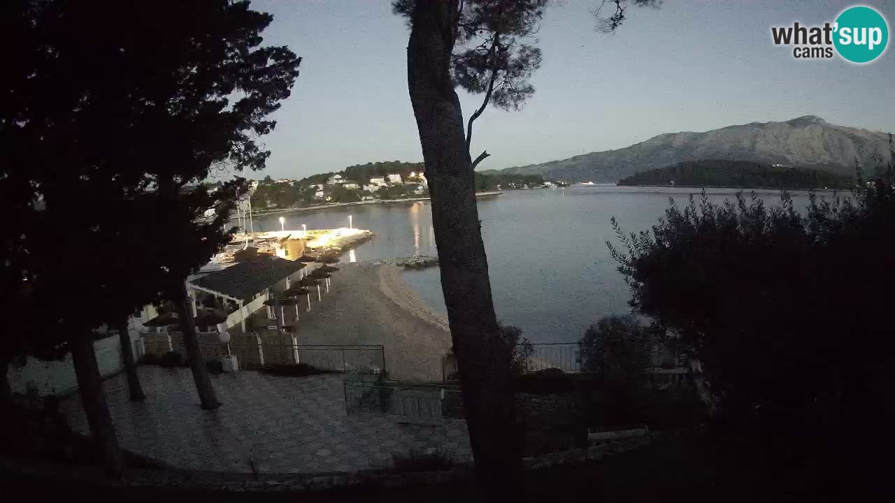 Webcam Lumbarda – Prvi Žal beach – Korčula