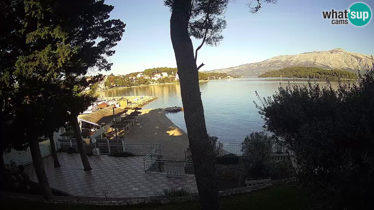 Web kamera Lumbarda – Plaža Prvi Žal – Korčula