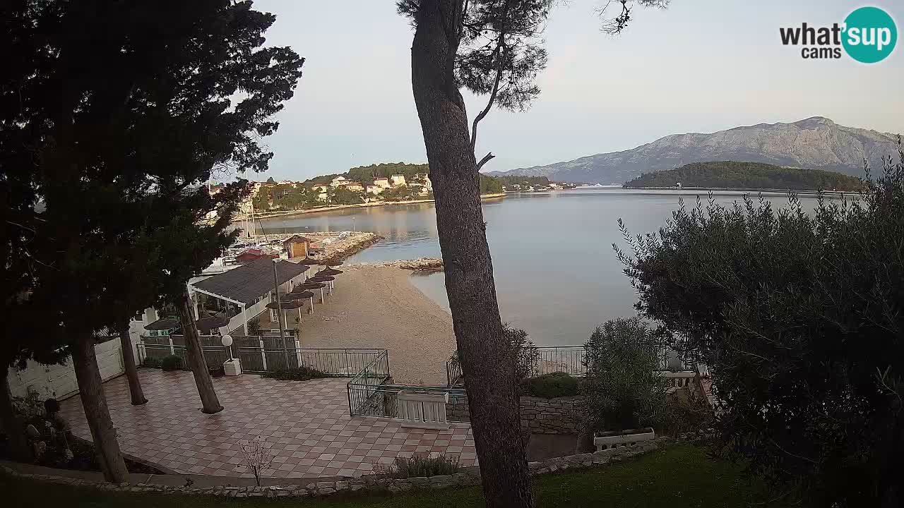 Webcam Lumbarda – Prvi Žal beach – Korčula