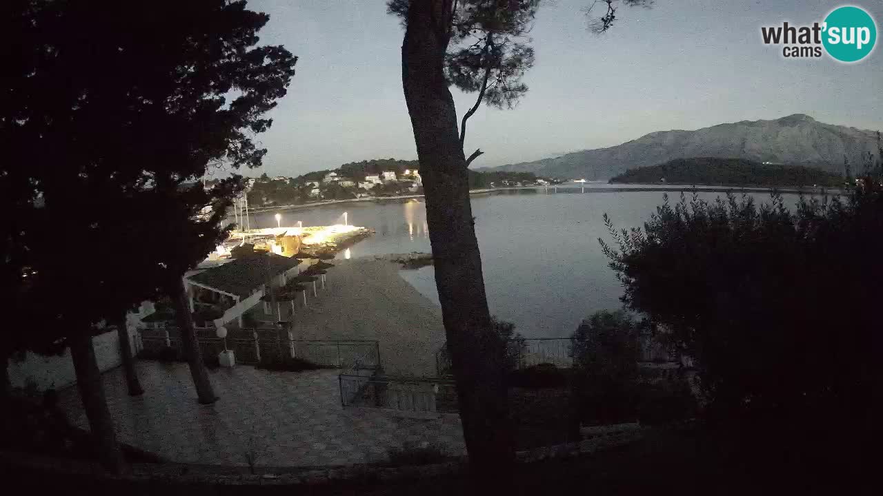Webcam Lumbarda – Prvi Žal beach – Korčula