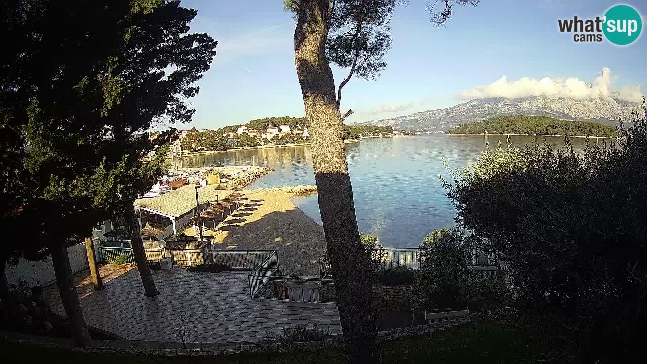 Webcam Lumbarda – Prvi Žal beach – Korčula