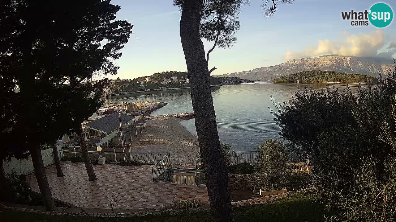 Webcam Lumbarda – Prvi Žal beach – Korčula