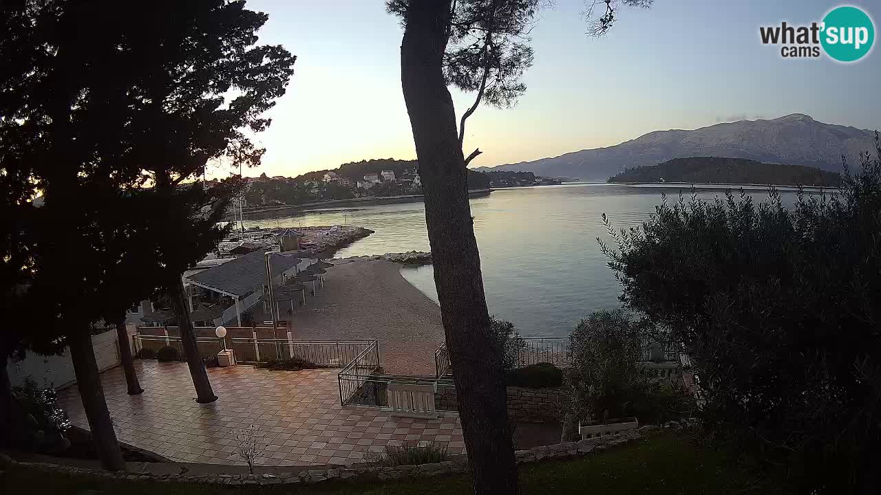 Camera en vivo Lumbarda – Playa Prvi Žal – Korčula
