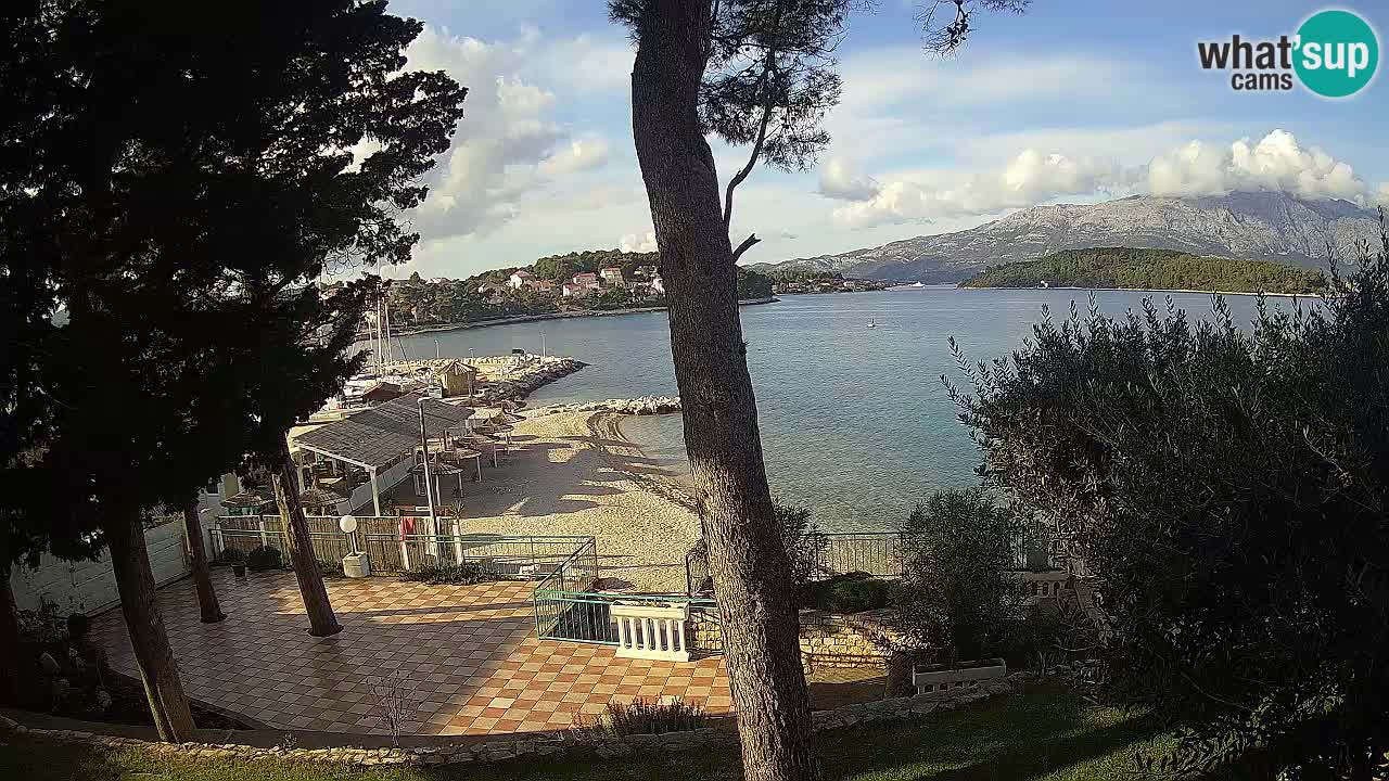 Web kamera Lumbarda – Plaža Prvi Žal – Korčula