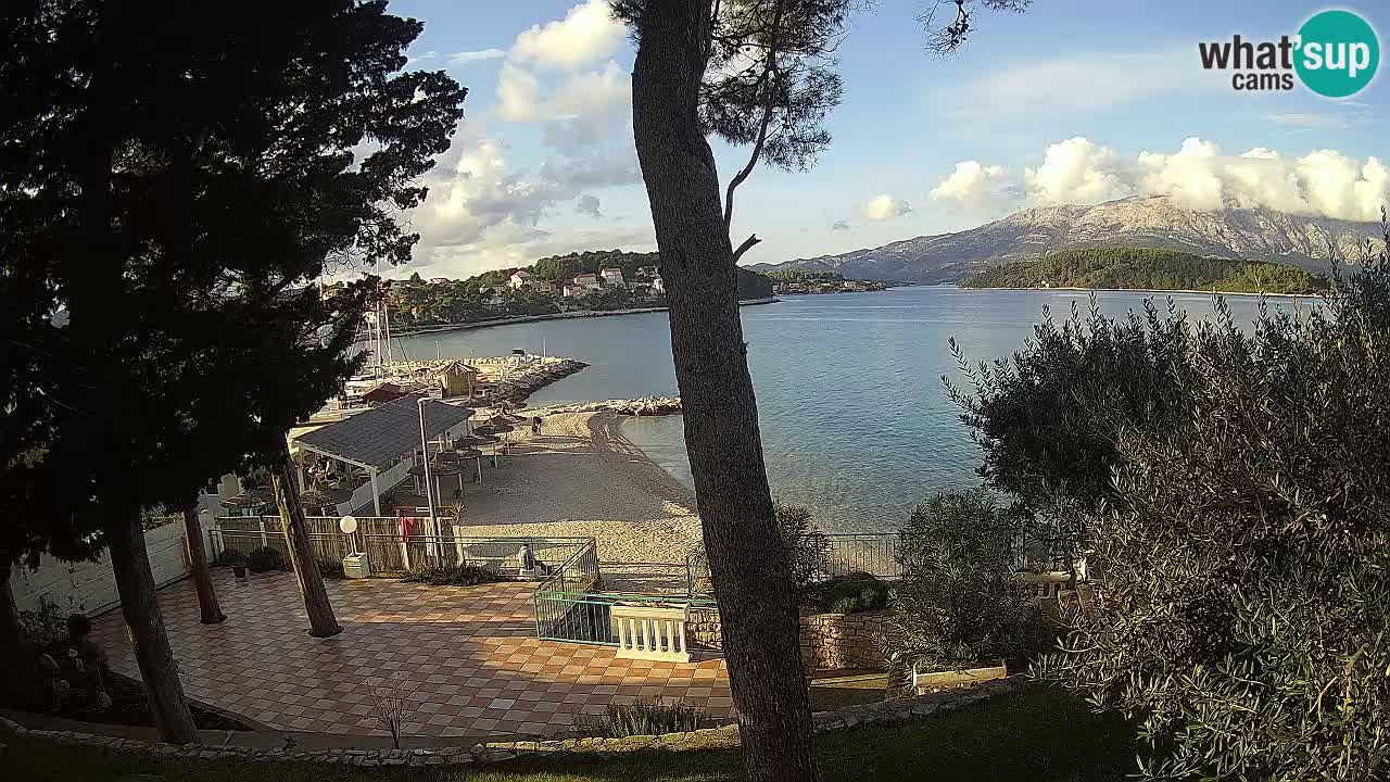 Camera en vivo Lumbarda – Playa Prvi Žal – Korčula