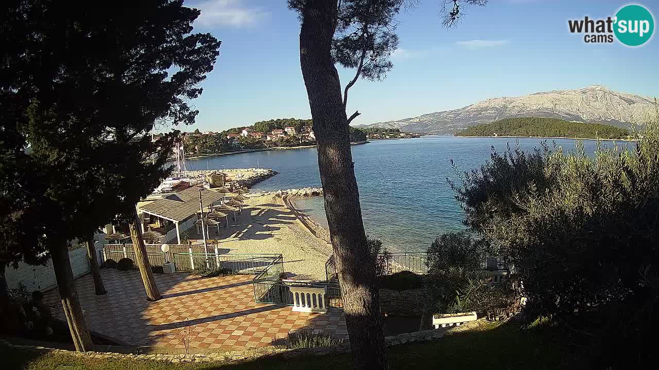 Webcam Lumbarda – Prvi Žal beach – Korčula