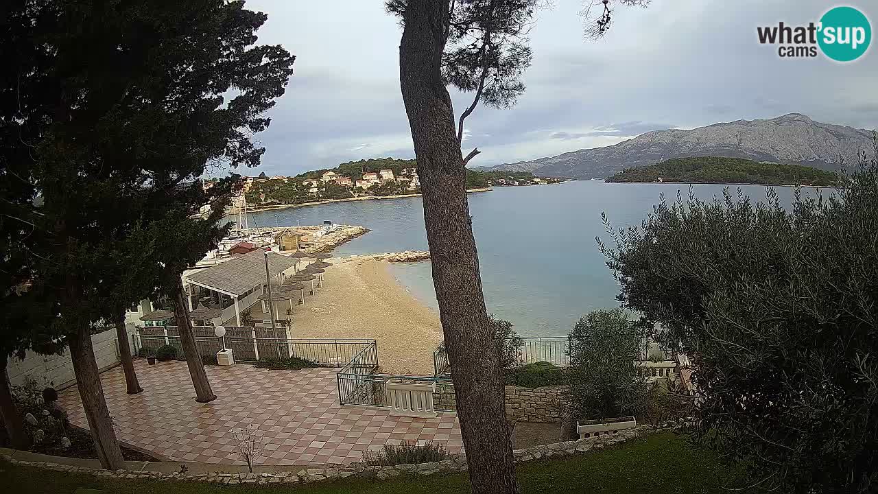 Livecam Lumbarda – Spiaggia Prvi Žal – Korčula