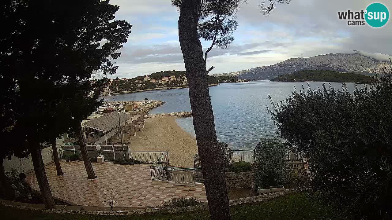 Camera en vivo Lumbarda – Playa Prvi Žal – Korčula