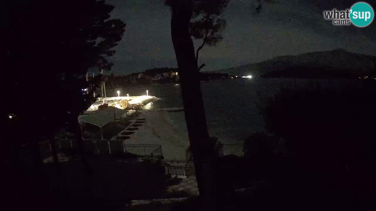 Web kamera Lumbarda – Plaža Prvi Žal – Korčula