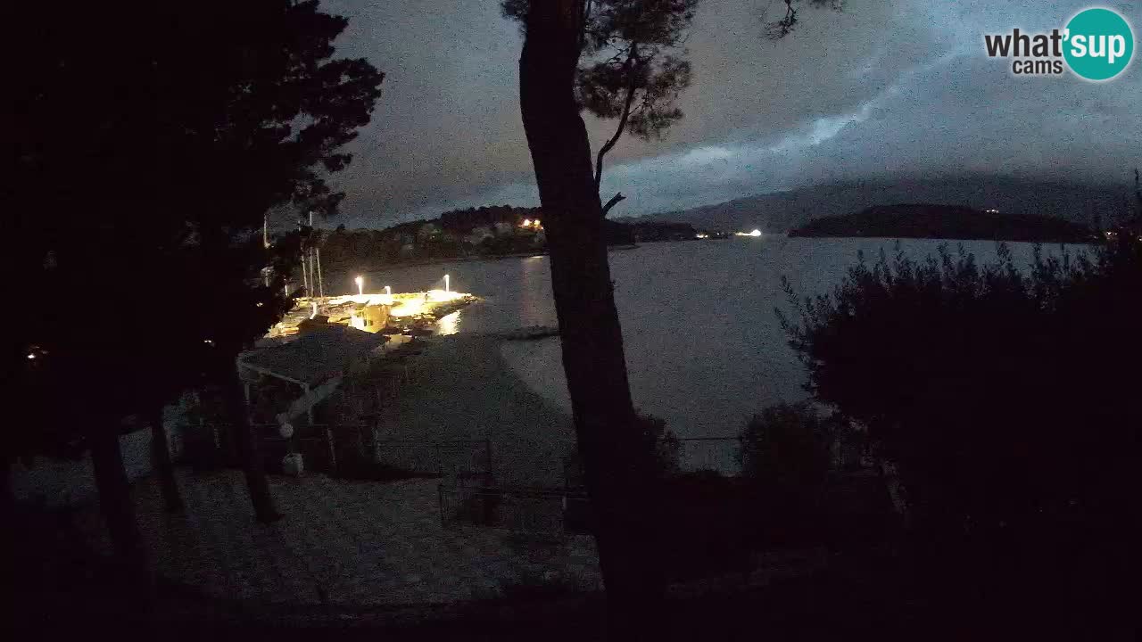 Web kamera Lumbarda – Plaža Prvi Žal – Korčula