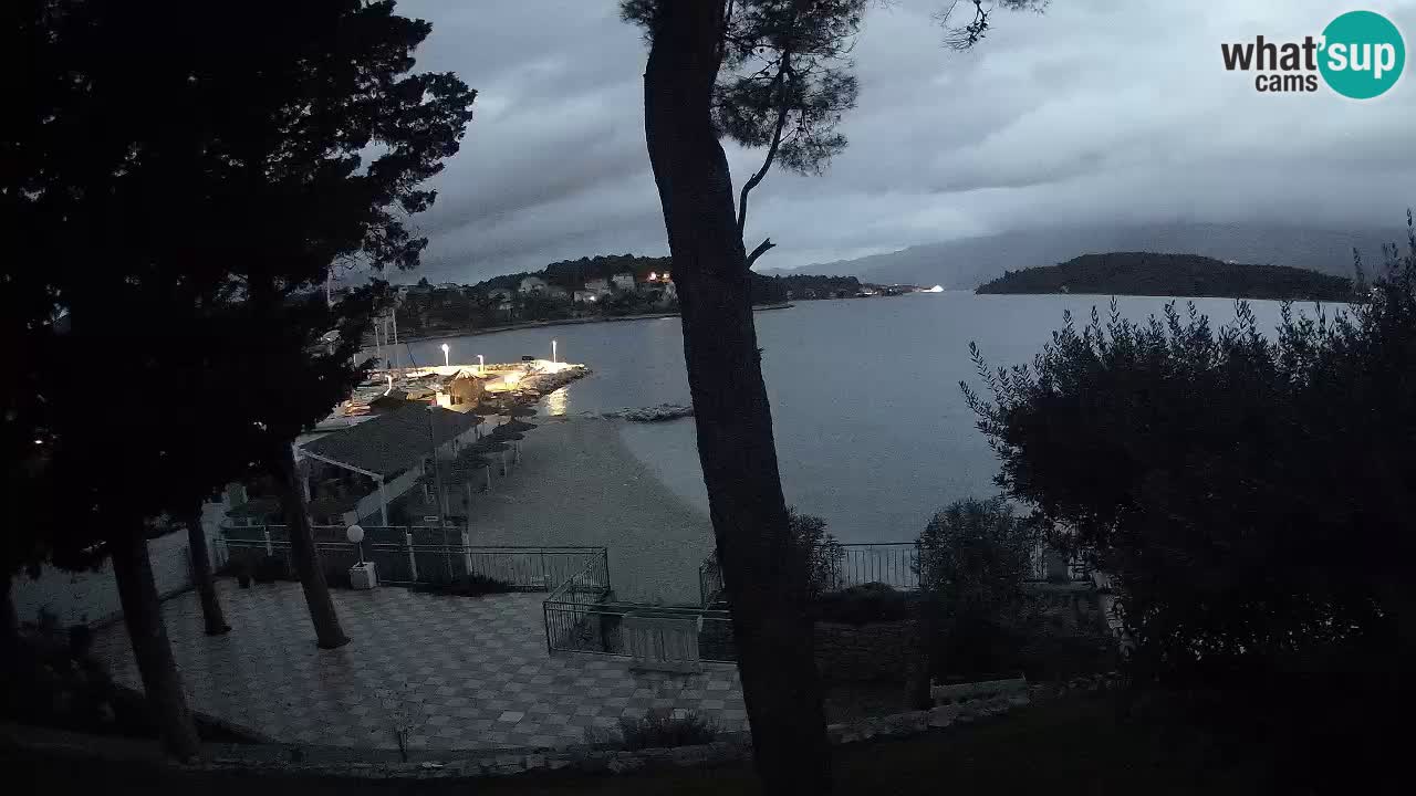 Webcam Lumbarda – Prvi Žal beach – Korčula