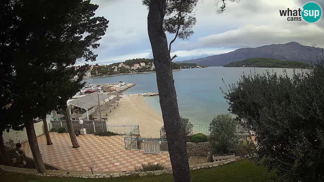 Camera en vivo Lumbarda – Playa Prvi Žal – Korčula