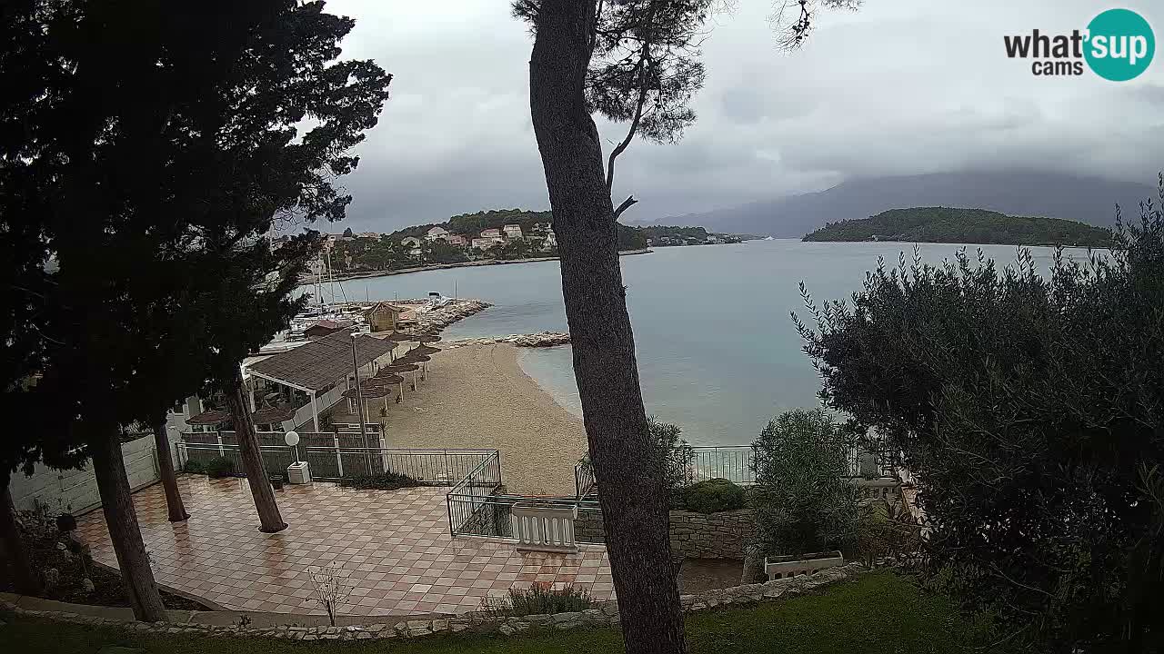 Webcam live Lumbarda – Plage Prvi Žal – Korčula