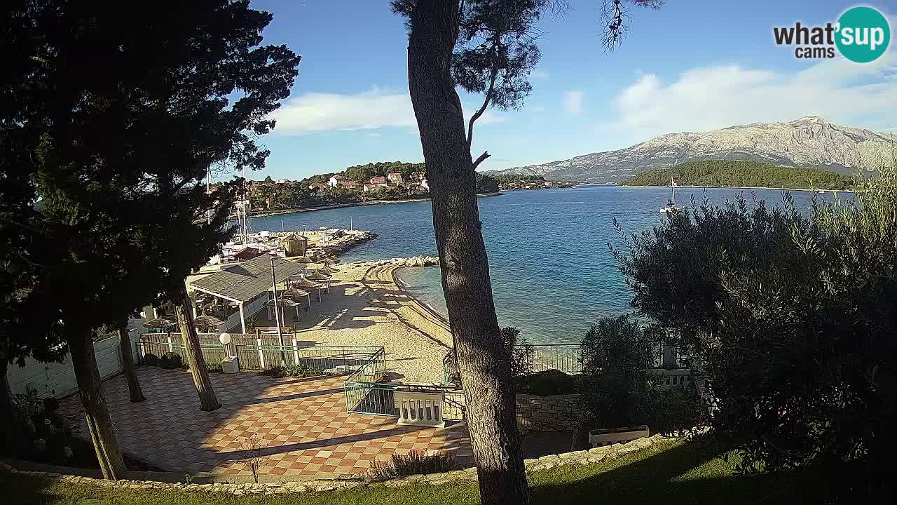 Webcam Lumbarda – Prvi Žal beach – Korčula