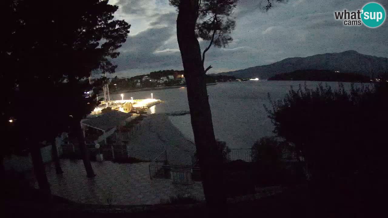 Web kamera Lumbarda – Plaža Prvi Žal – Korčula
