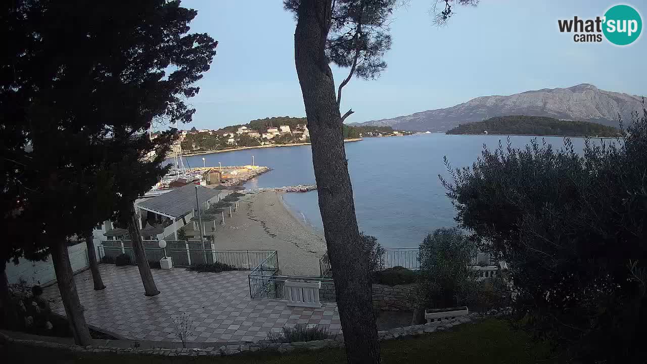 Web kamera Lumbarda – Plaža Prvi Žal – Korčula