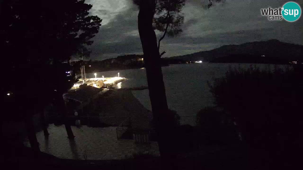 Spletna kamera Lumbarda – Plaža Prvi Žal – Korčula